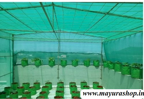 Green Shade Net -  75 % - 100 Square feet 